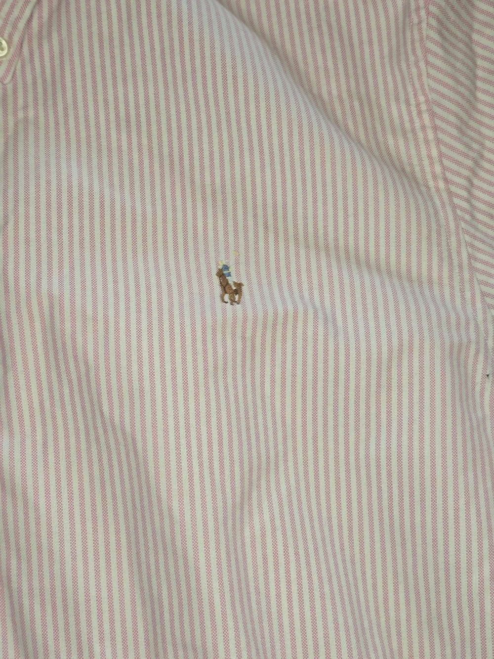 Polo by Ralph Lauren Light Pink Striped Button-Down Shirt